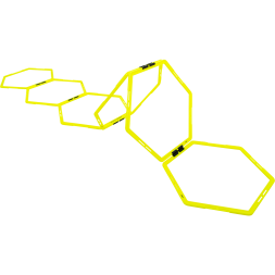 Набор шестиугольных напольных обручей JÖGEL Agility Hoops JA-216, 6 шт.