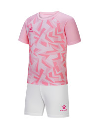 Детская футбольная форма KELME Short Sleeve Football Set Kids Pink