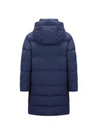 Детский пуховик KELME Hildren's Long Down Jacket Dark Blue