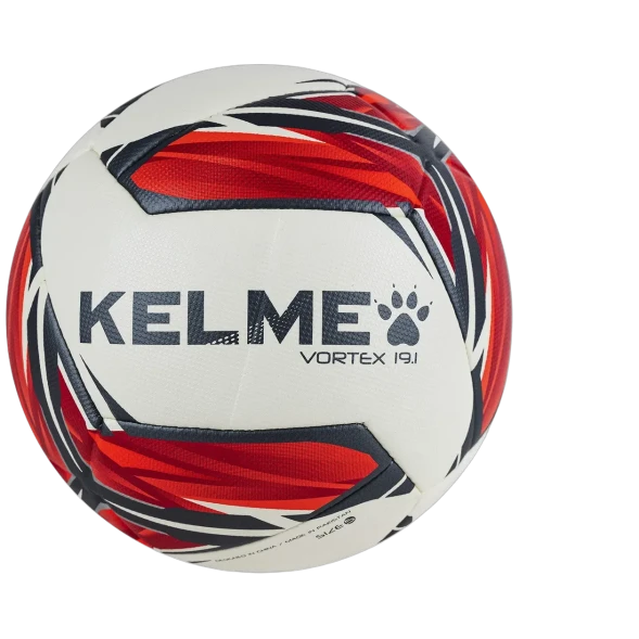Мяч футбольный KELME Vortex 19.1 (10 Panels) (White/Red)