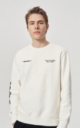 Свитшот KELME Round Neck Sweater White