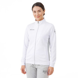 Костюм спортивный MIKASA MT537/530-022-2XL, р.2XL, 70% хлопок, 30% полиэстер, бело-серый