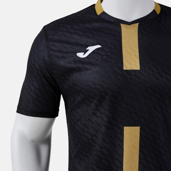 ФУТБОЛКА С КОРОТКИМ РУКАВОМ PROTEAM III ЧЁРНЫЙ ЗОЛОТОЙ