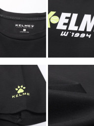 Футболка KELME Round Neck Short Sleeve T-Shirt Black