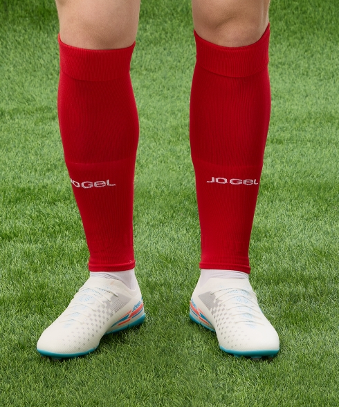 Гетры без носка JOGEL MATCH 2 PerFormDRY Footless Socks, красный