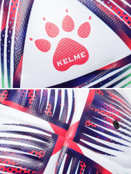 Мяч футбольный KELME Heat-bonded Soccer Ball (FIFA BASIC) (Blue/Red)