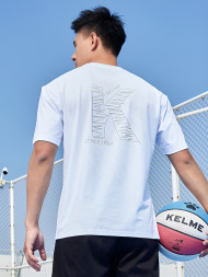 Футболка KELME Round Neck Short Sleeve T-Shirt White