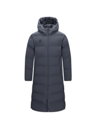 Пуховик KELME Hooded Long Cotton Coat Grey