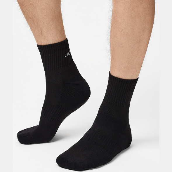 Носки средние JÖGEL ESSENTIAL Mid Cushioned Socks, черный