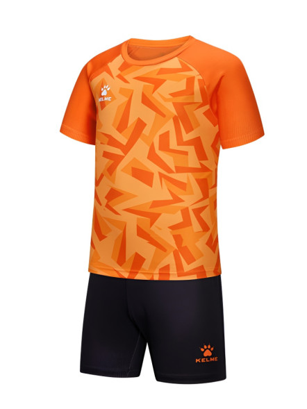 Детская футбольная форма KELME Short Sleeve Football Set Kids Orange