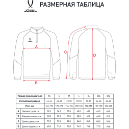 Джемпер тренировочный JOGEL PREMIER PerFormDRY Training 1/4 Zip Fleece Top, темно-синий