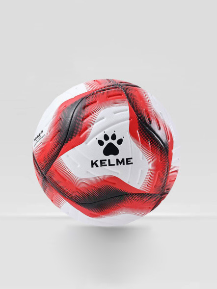 Футбольный мяч KELME Machine Stitched Football (White/Red)