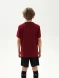 Детская футбольная форма KELME Short-Sleeved Football Suit (Burgundy/Black)