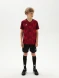 Детская футбольная форма KELME Short-Sleeved Football Suit (Burgundy/Black)