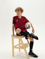 Детская футбольная форма KELME Short-Sleeved Football Suit (Burgundy/Black)