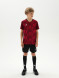 Детская футбольная форма KELME Short-Sleeved Football Suit (Burgundy/Black)