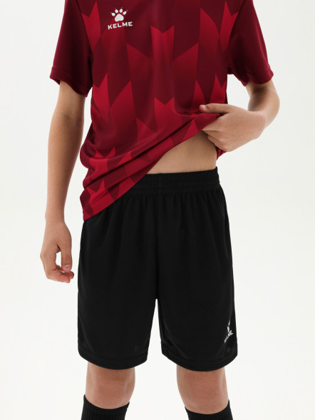 Детская футбольная форма KELME Short-Sleeved Football Suit (Burgundy/Black)