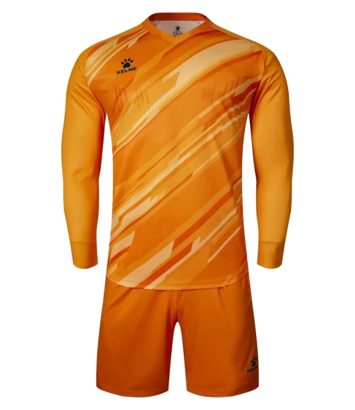 Детская вратарская форма KELME Long Sleeve Goalkeeper Suit Orange
