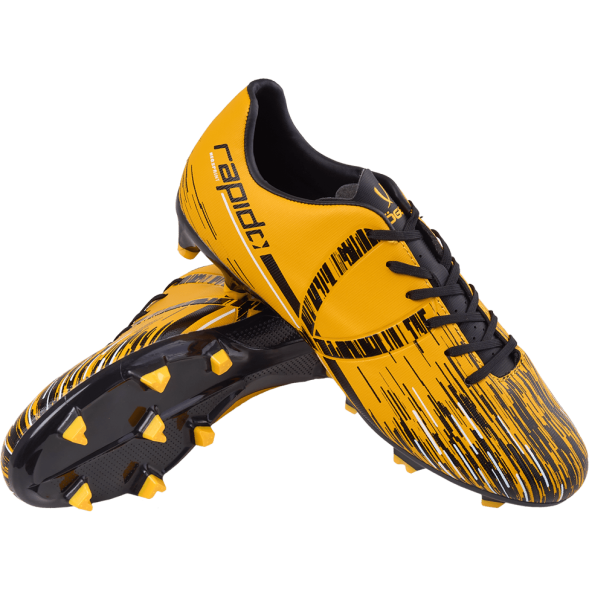 БЕЗ УПАКОВКИ Бутсы футбольные JÖGEL Rapido FG Yellow/black
