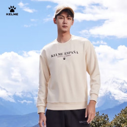 Свитшот KELME Fleece Crew Neck Sweatshirt Beige