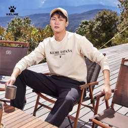 Свитшот KELME Fleece Crew Neck Sweatshirt Beige