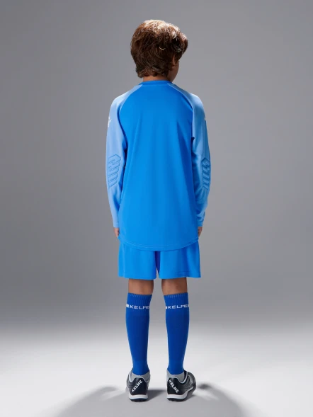 Детская вратарская форма KELME Long Sleeve Goalkeeper Suit Light Blue
