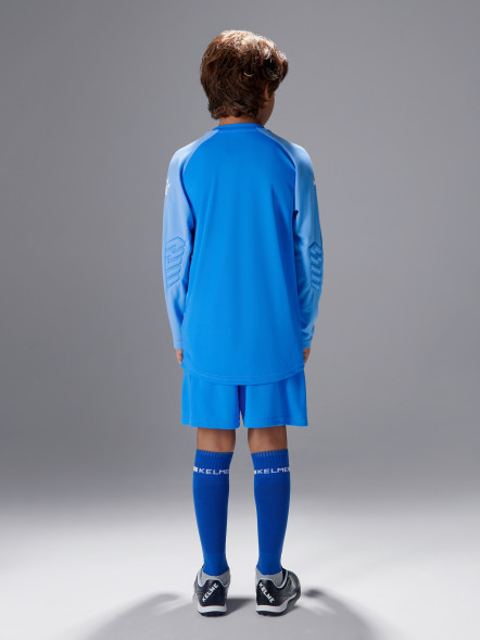 Детская вратарская форма KELME Long Sleeve Goalkeeper Suit Light Blue
