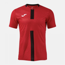 ФУТБОЛКА С КОРОТКИМ РУКАВОМ PROTEAM III КРАСНЫЙ ЧЁРНЫЙ