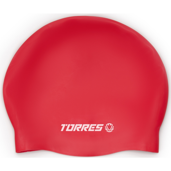 Шапочка для плав  TORRES, SW-12507BK, черный, силикон