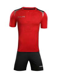 Футбольная форма KELME Short Sleeve Football Set (Red/Black)