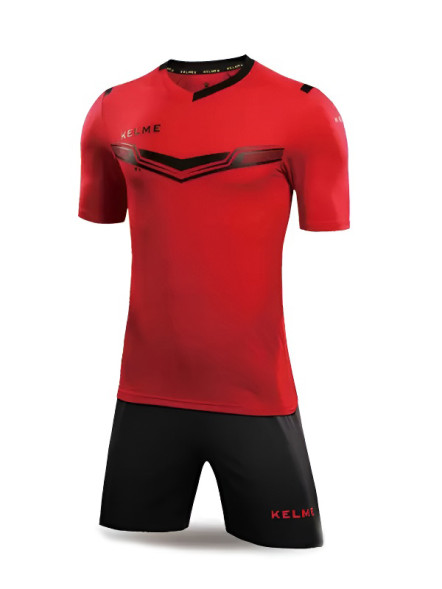 Футбольная форма KELME Short Sleeve Football Set (Red/Black)