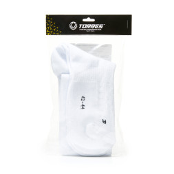 !Гольфы волейб. TORRES Sport Team, FS11011-01-35-38, р.35-38, БЕЛ, хлопок, полиамид, латекс,эластан