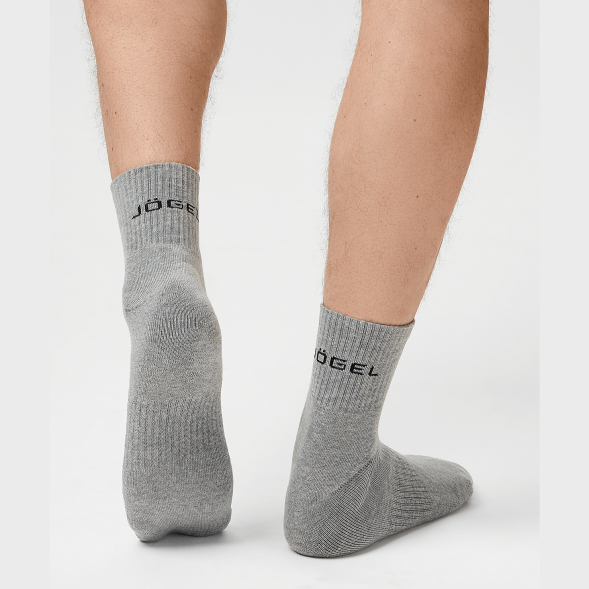 Носки средние JÖGEL ESSENTIAL Mid Cushioned Socks, меланжевый