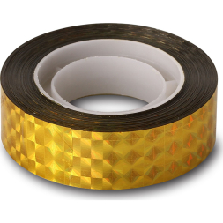 Обмотка для гимнастического обруча E135-GOL, ширина 1,2см., длина 10м., золотистый