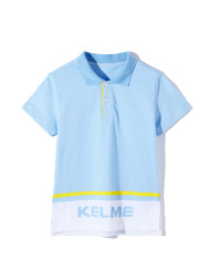 Детская футболка-поло KELME Boys Short Sleeve T-Shirt Light Blue