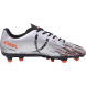 БЕЗ УПАКОВКИ Бутсы футбольные JÖGEL Rapido FG Silver/black