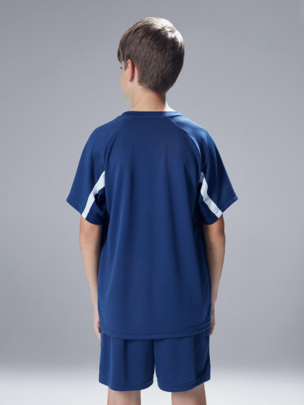 Детская футбольная форма KELME Football Suit (Dark Blue/White)