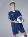 Детская футбольная форма KELME Football Suit (Dark Blue/White)