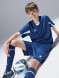 Детская футбольная форма KELME Football Suit (Dark Blue/White)
