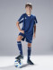 Детская футбольная форма KELME Football Suit (Dark Blue/White)