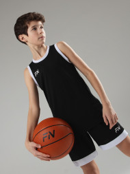 Детская баскетбольная форма FN Slam Kid (Black/White)