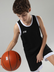 Детская баскетбольная форма FN Slam Kid (Black/White)