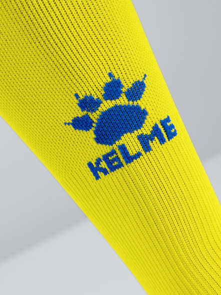 Гетры KELME Elastic Mid-Calf Football Sock Yellow