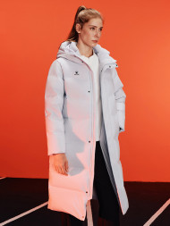 Пуховик KELME Long Down Jacket White