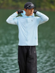 Ветровка KELME Knitted Sun Protection Clothing Light Blue