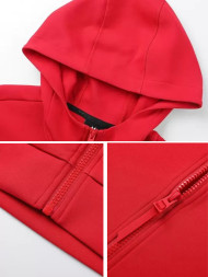 Толстовка KELME Men's Hooded Jacket Red