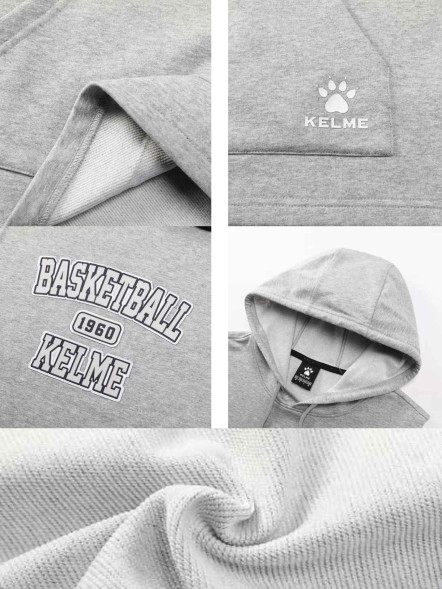 Худи KELME Hooded Vest Grey