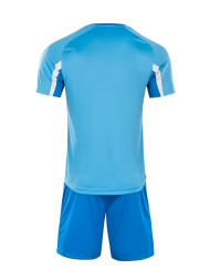 Футбольная форма KELME Short-sleeved Football Suit Light Blue