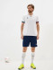 Футбольная форма KELME Short Sleeve Football Set (White/Dark Blue)