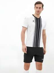 Футбольная форма KELME Short Sleeve Football Uniform (White/Black)